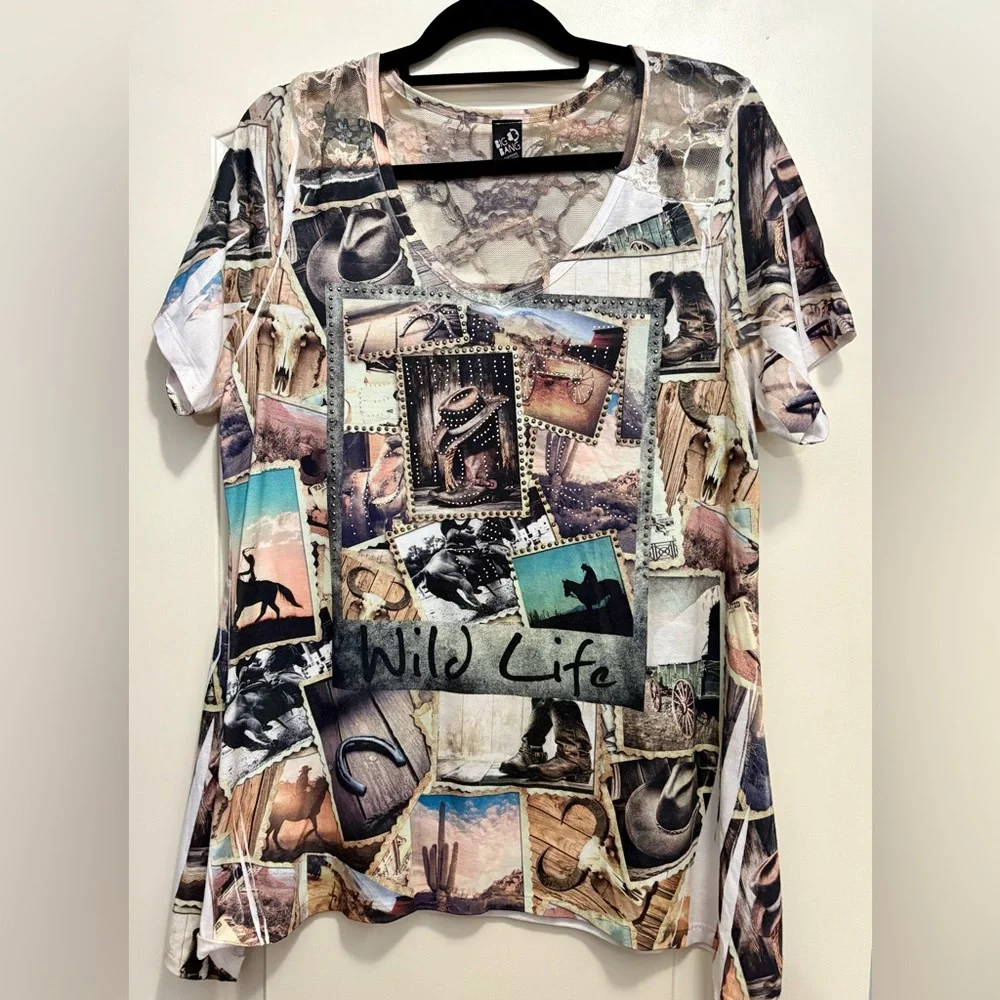 Wild Life Graphic Women's Top